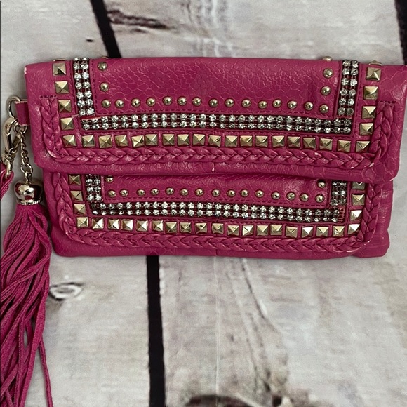 Bebe studded tassel wristlet - Picture 2 of 16